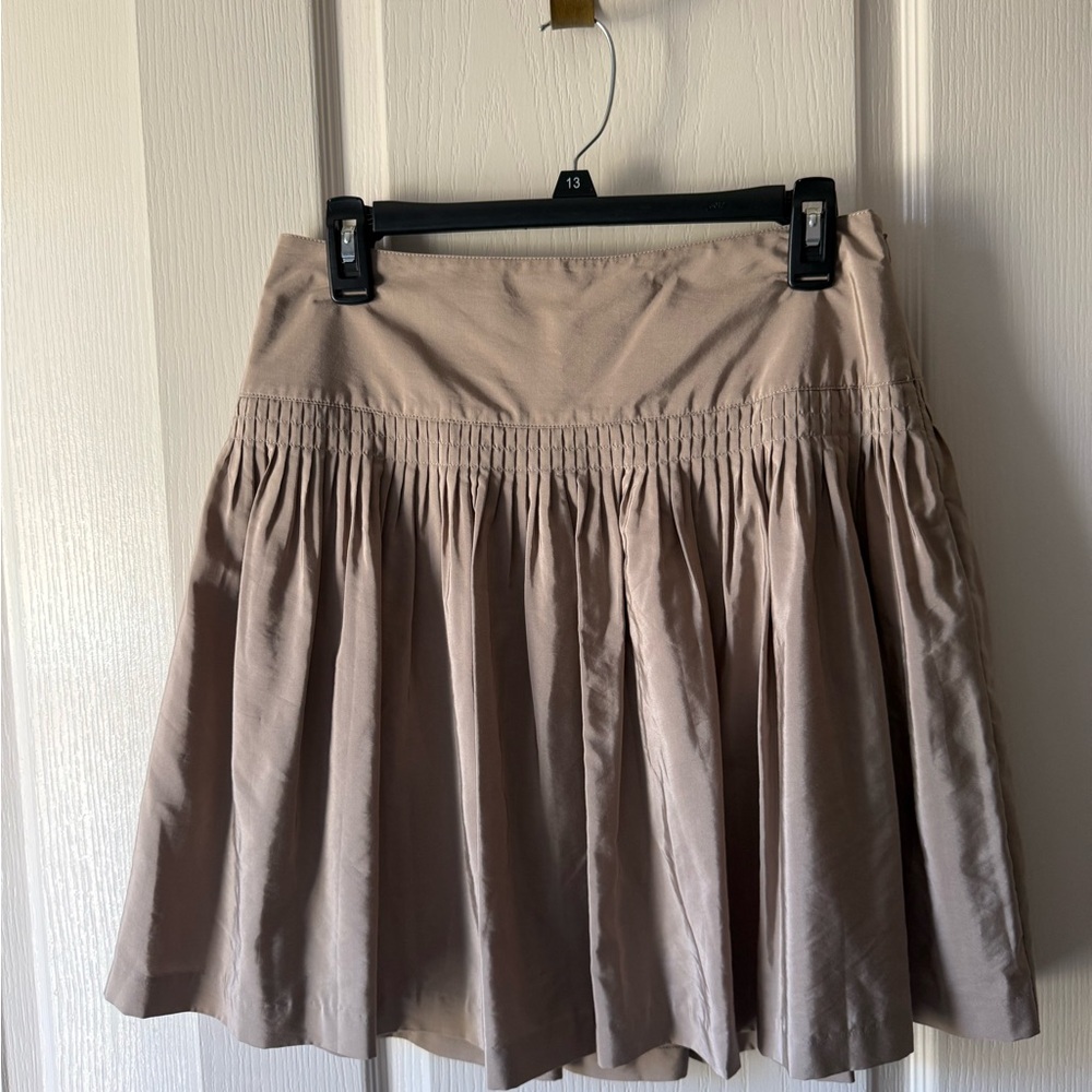 GAP Women's A-Line Skirt in Tan